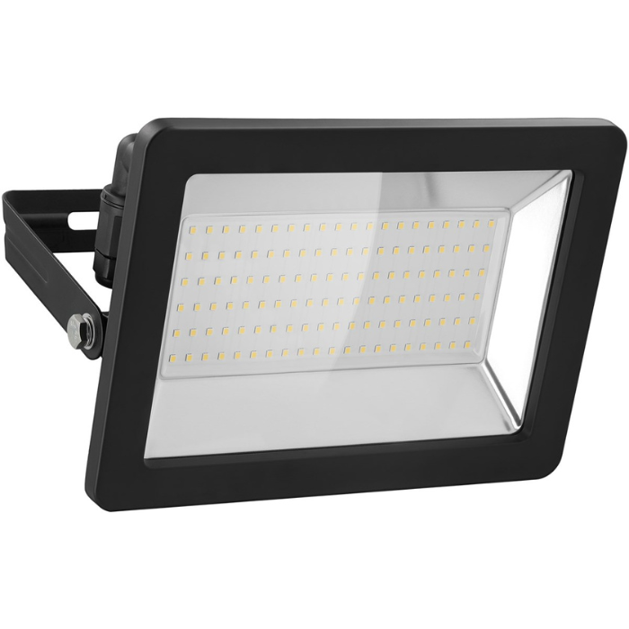 UISEBRT LED Bouwlamp Met Statief - 2 x 100W Schijnwerper Werklamp Met 3 Meter Netsnoer en Stekker - IP65 Waterdichte Voor Binnen en Buiten - Garage Tuin Sportveld Bouwplaats - Warm Wit