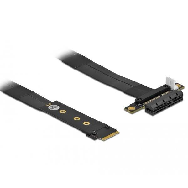 Delock M.2 Key M naar PCIe x4 NVMe adapter met 20 cm kabel - Delock
