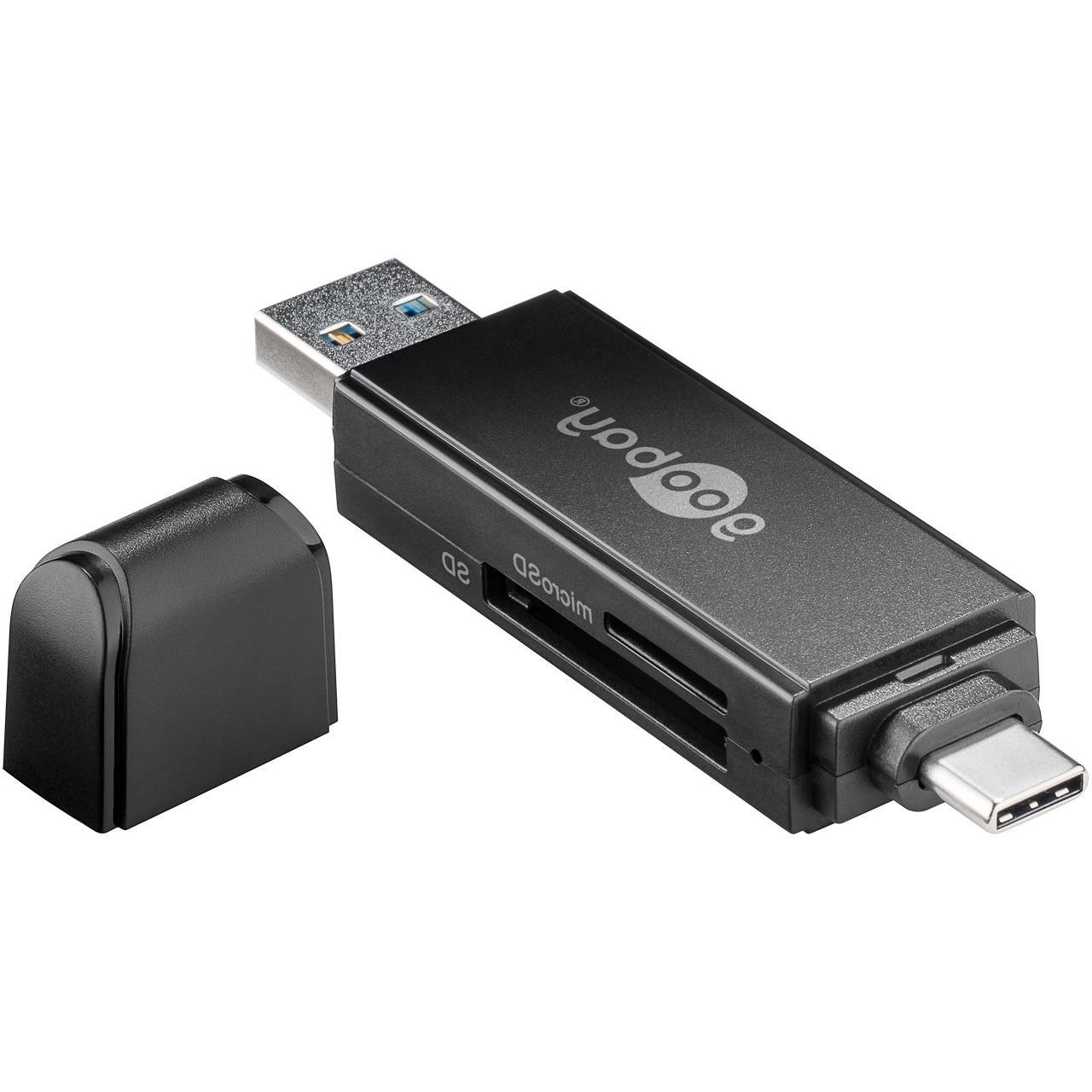 USB C kaartlezer - Goobay