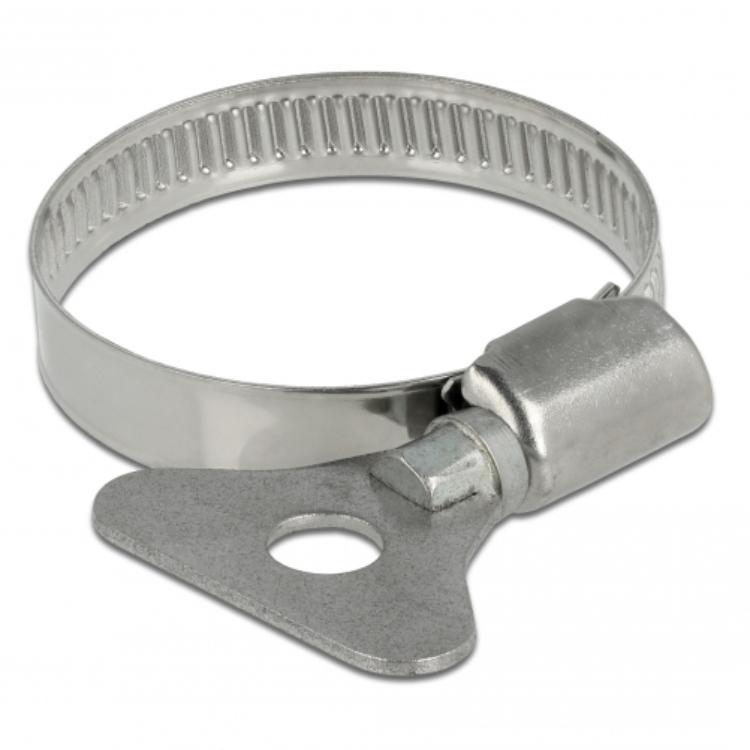 Delock slangklem met vleugelmoer 25 - 40 mm 10 stuks Metaal - Delock
