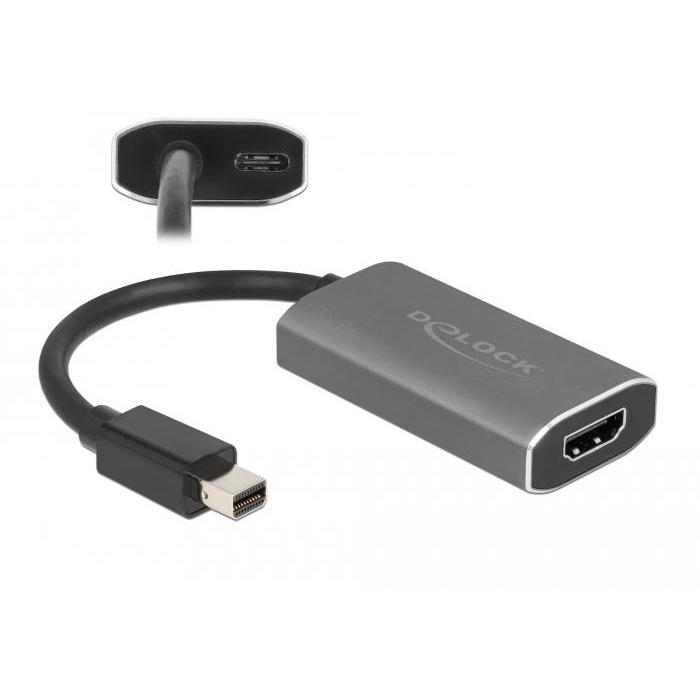 Delock Actieve mini DisplayPort 1.4 naar HDMI-adapter 8K met HDR-functie - Delock