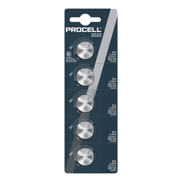 Procell CR2025 blister 5 - Duracell