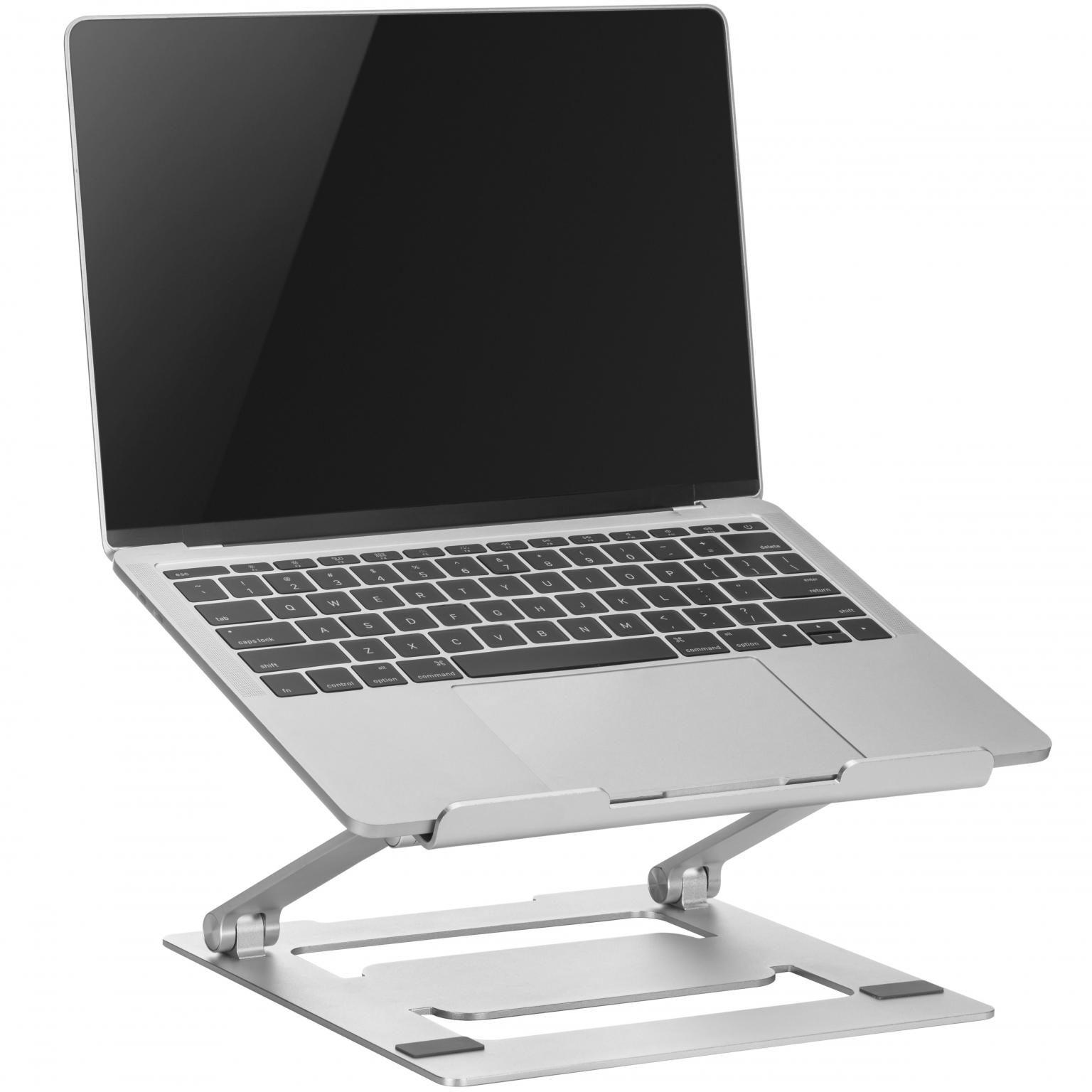slaaf escort Verwarren Laptop steun - Schermformaat: 11 t/m 17 inch, Afmetingen: 240x240x44mm  Materiaal: Aluminum, siliconen pad