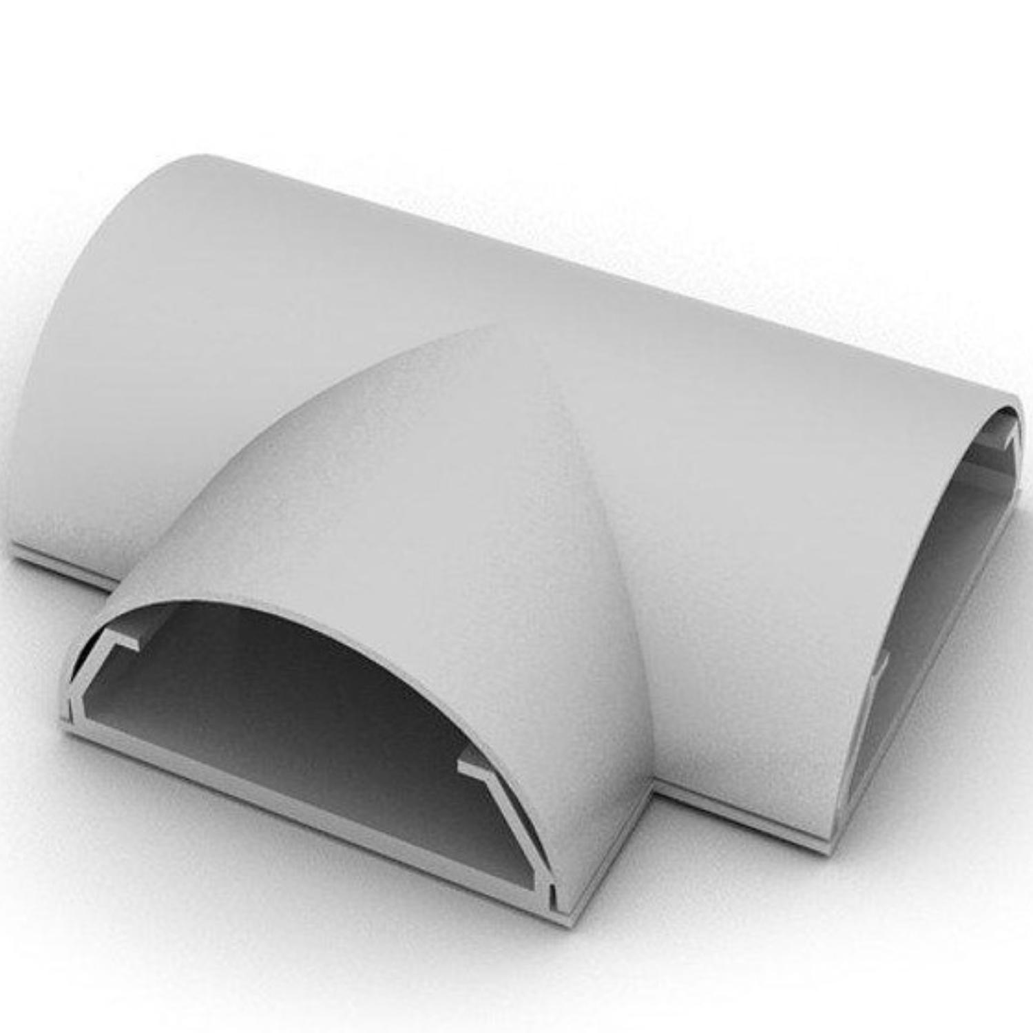 Wandgoot T-stuk - Multibrackets