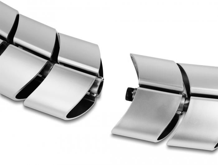 Delock bevestigingselement voor kabelgoot 75 x 45 mm 5 stuks zilver - Delock