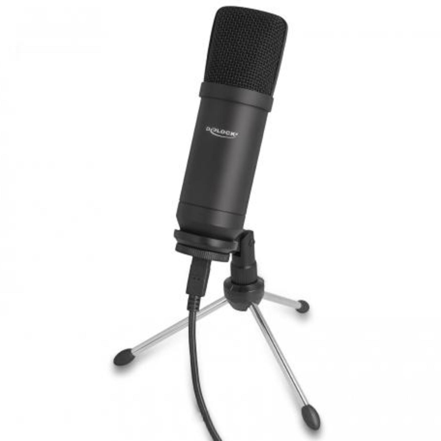 Delock Professionele USB-condensatormicrofoon 24 Bit / 192 kHz voor PC en - Delock