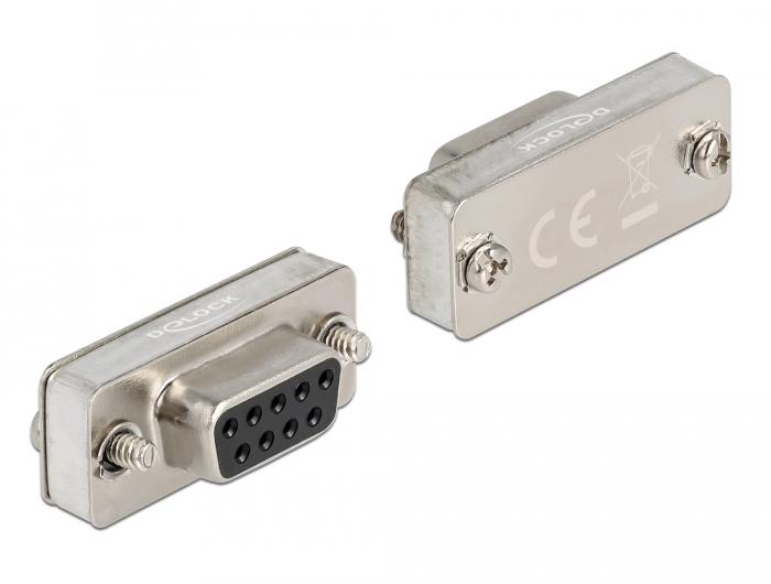 Delock RS-232/422/485 Loopback-adapter met DB9-aansluiting - Delock