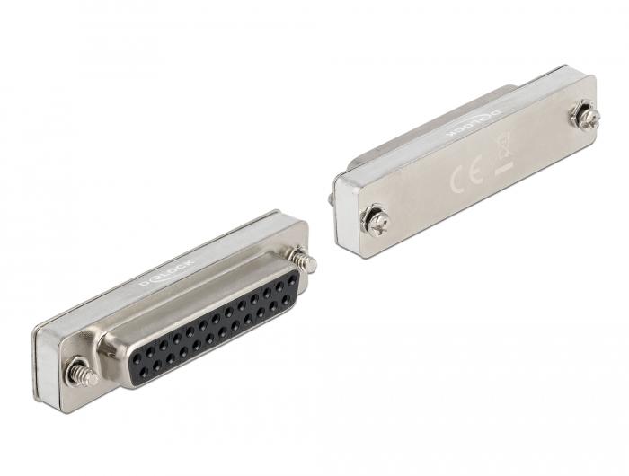 Delock RS-232/422/485 Loopback-adapter met DB25-aansluiting - Delock
