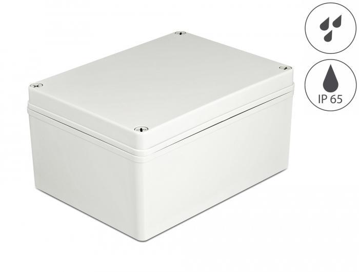 Delock Installatiebehuizing IP65 waterdicht 200 x 150 x 100 mm grijs - Delock