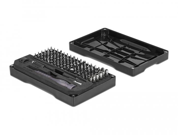 Delock precisieschroevendraaierset 106-delig - Delock