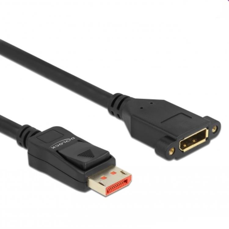 8K DisplayPort-verlengkabel voor inbouw - Delock