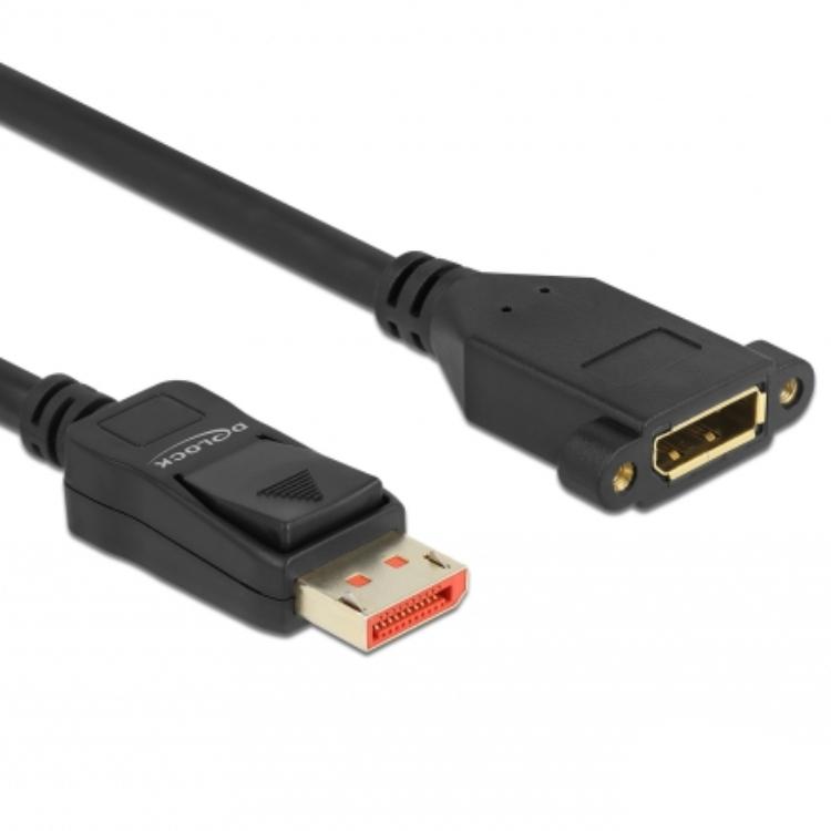 Delock DisplayPort verlengkabel voor installatie 8K 60 Hz 3 m - Delock