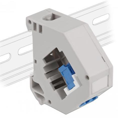 DIN railadapter met keystone module - Delock