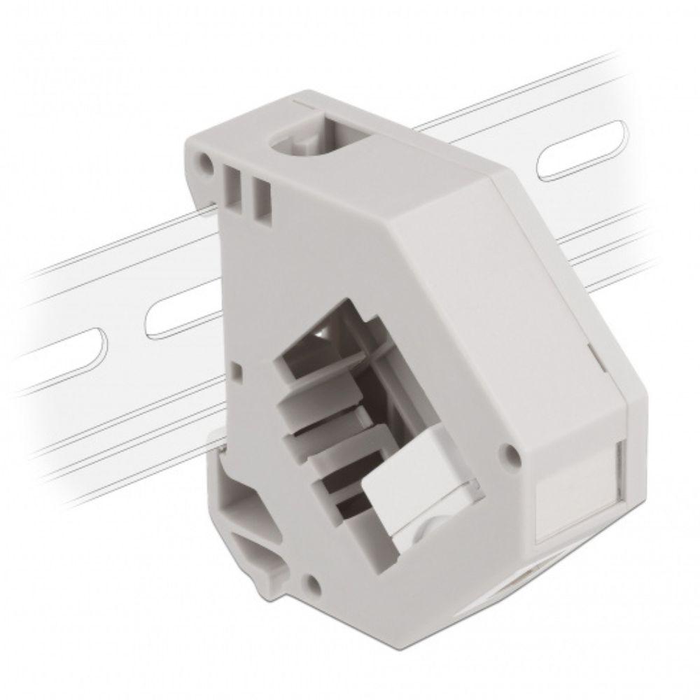 DIN railadapter met keystone module - Delock