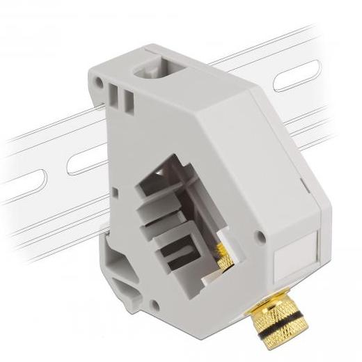 DIN railadapter met keystone module - Delock