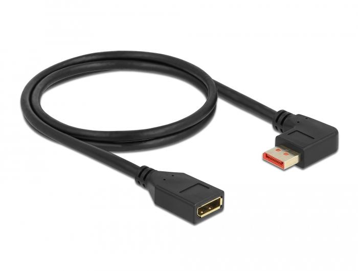 Delock DisplayPort verlengkabel stekker 90 links gekanteld naar bus - Delock