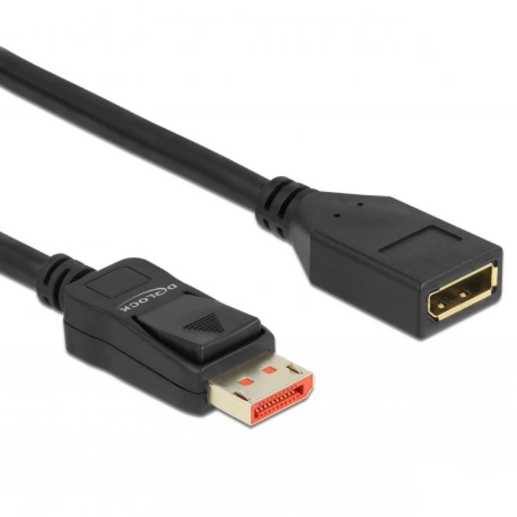Delock DisplayPort-verlengkabel 8K 60 Hz 2 m - Delock