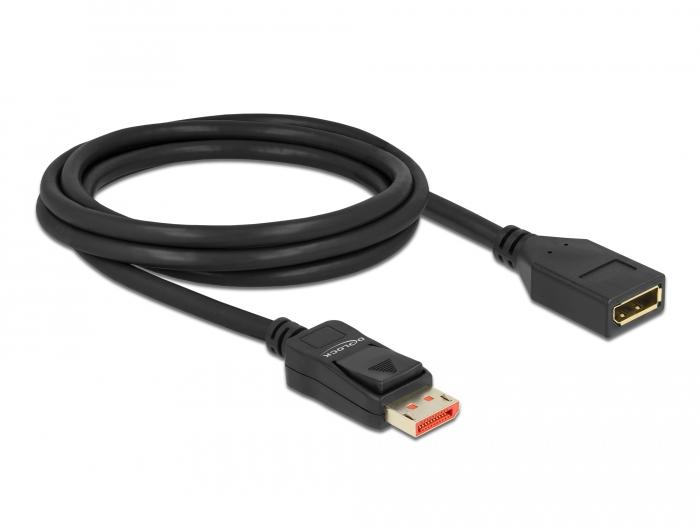Delock DisplayPort-verlengkabel 8K 60 Hz 2 m - Delock
