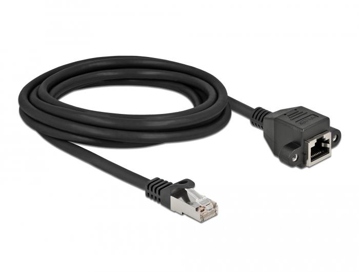 S/FTP Cat 6a verlengkabel - Delock