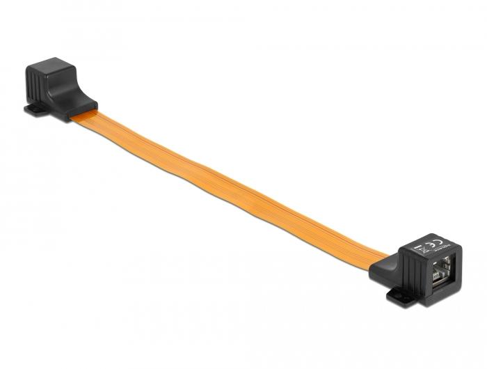 Delock RJ45 FPC (Flexible Printed Circuit) Raamdoorvoer 30 cm - Delock