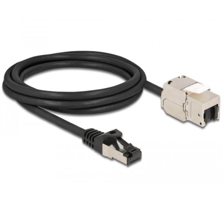 S/FTP Cat 6a verlengkabel - Delock