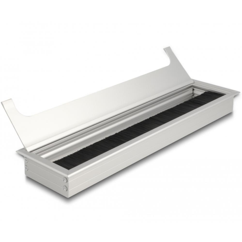 Tafel inbouw kabeldoorvoer met borstel en deksel