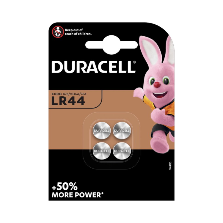 Duracell Alkaline LR44 1.5V blister 4 - Duracell