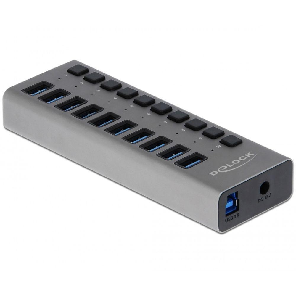 USB A naar DC voedingskabel - Grijs - Delock