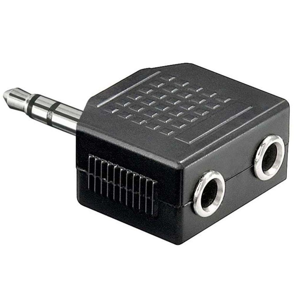 Jack Splitter - Jack Splitter, Stereo Jack 3.5mm Male naar 2x Stereo ...