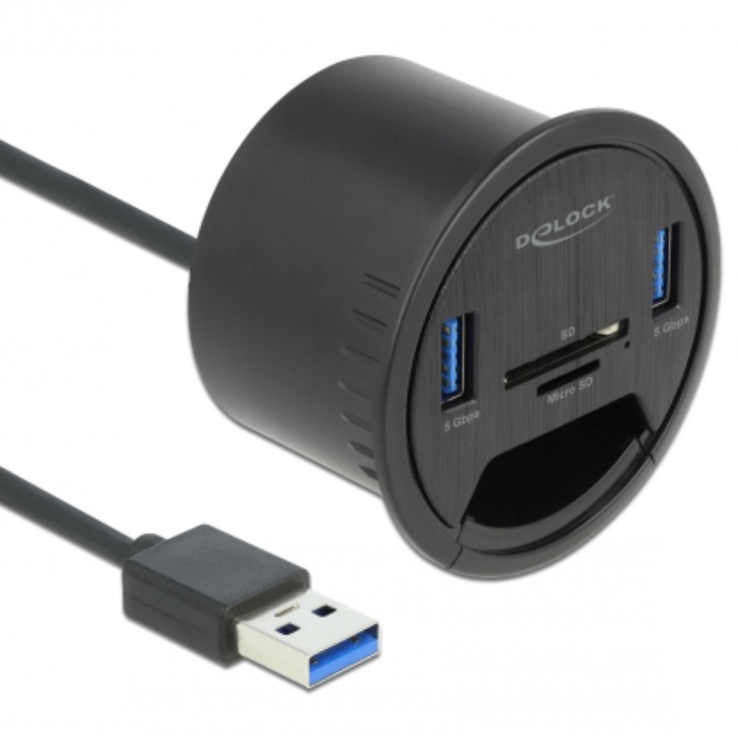 Scanpart USB Stekker USB A Poort Zwart