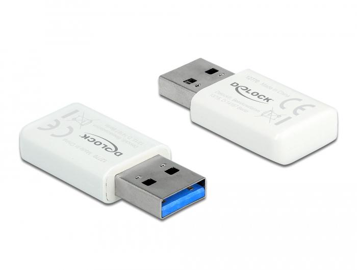 Delock WLAN USB Micro Stick, 867 + 300 Mbps - Delock