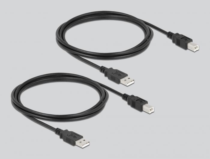 Delock USB 2.0 Switch voor 4 pc's op 1 apparaat - Delock