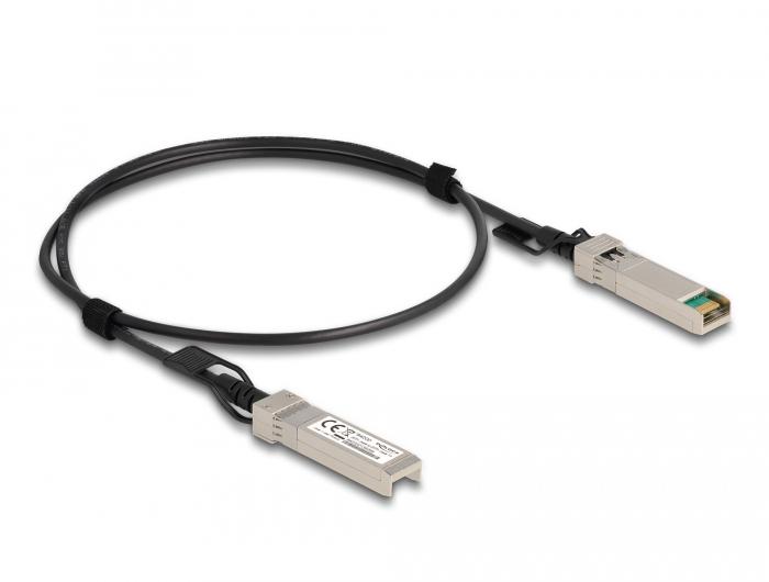 Delock Kabel Twinax SFP+ Stekker naar SFP+ Stekker 1 m