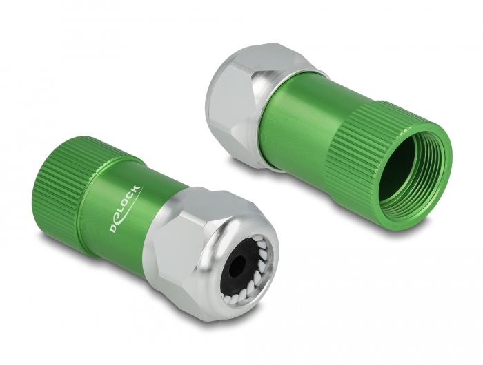 Delock Kabelwartel 6,4 mm met trekontlasting en buigbescherming, stofdicht - Delock