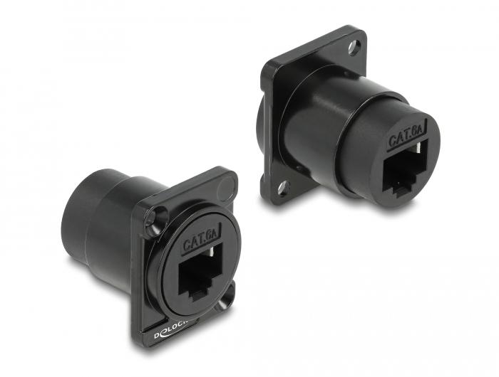 Delock D-Type Module RJ45 Cat.6A connector naar connector - Delock