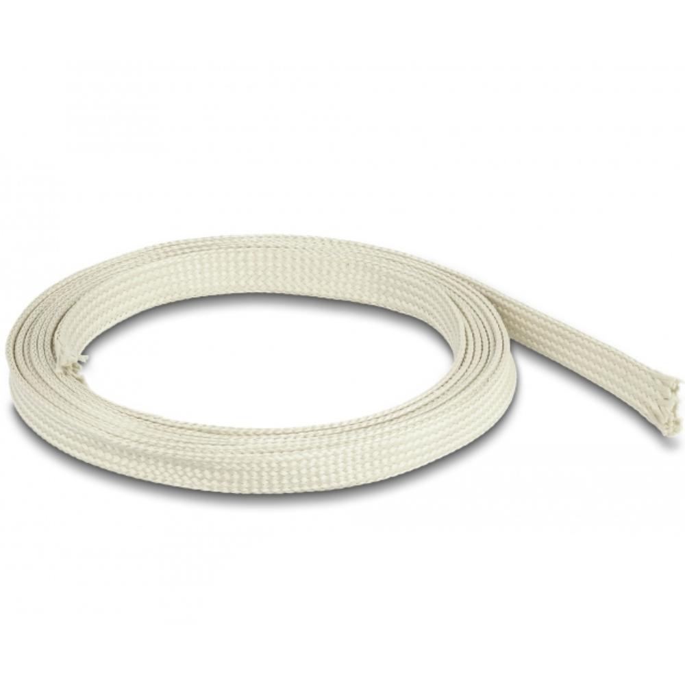Delock Nomex vezels slang, 2 m, 10 mm, wit. - Delock