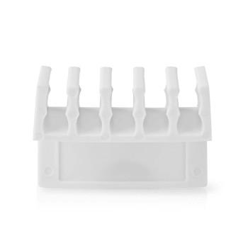 Kabelmanagement Kabelclip Click & Go 2 Stück Anzahl der Steckplätze: 5 - Nedis