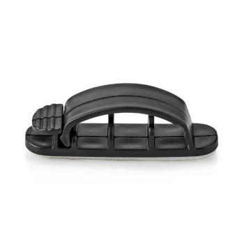 Kabelmanagement Kabelclip Vergrendeld 3 Stuks Aantal sleuven: 3 - Nedis