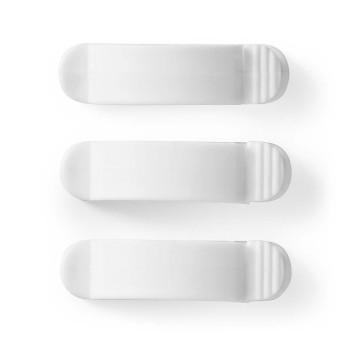 Kabelmanagement Kabelclip Vergrendeld 3 Stuks Aantal sleuven: 3 - Nedis