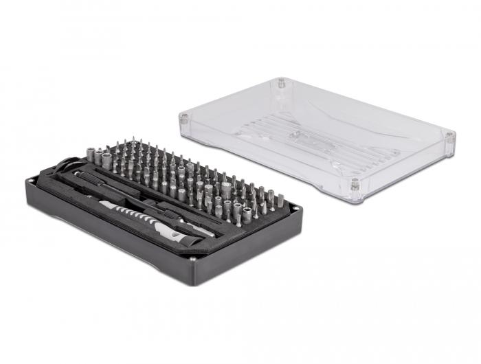 Delock precisieschroevendraaierset 117-delig - Delock