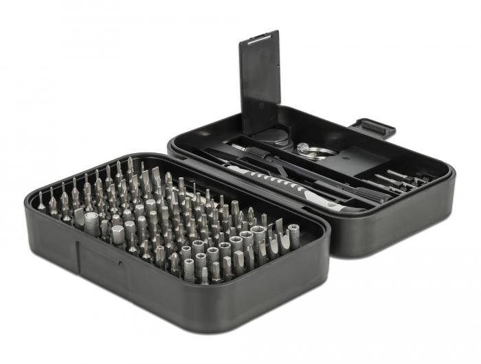 Delock Precisie Schroevedraaier Set 130-delig