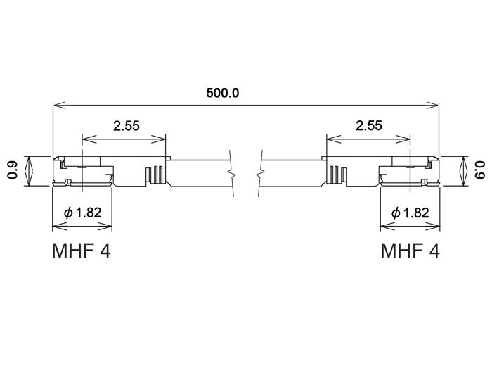 Delock Antennekabel MHF® 4L-Stekker naar MHF® 4L-Stekker 1,13 50 cm - Delock