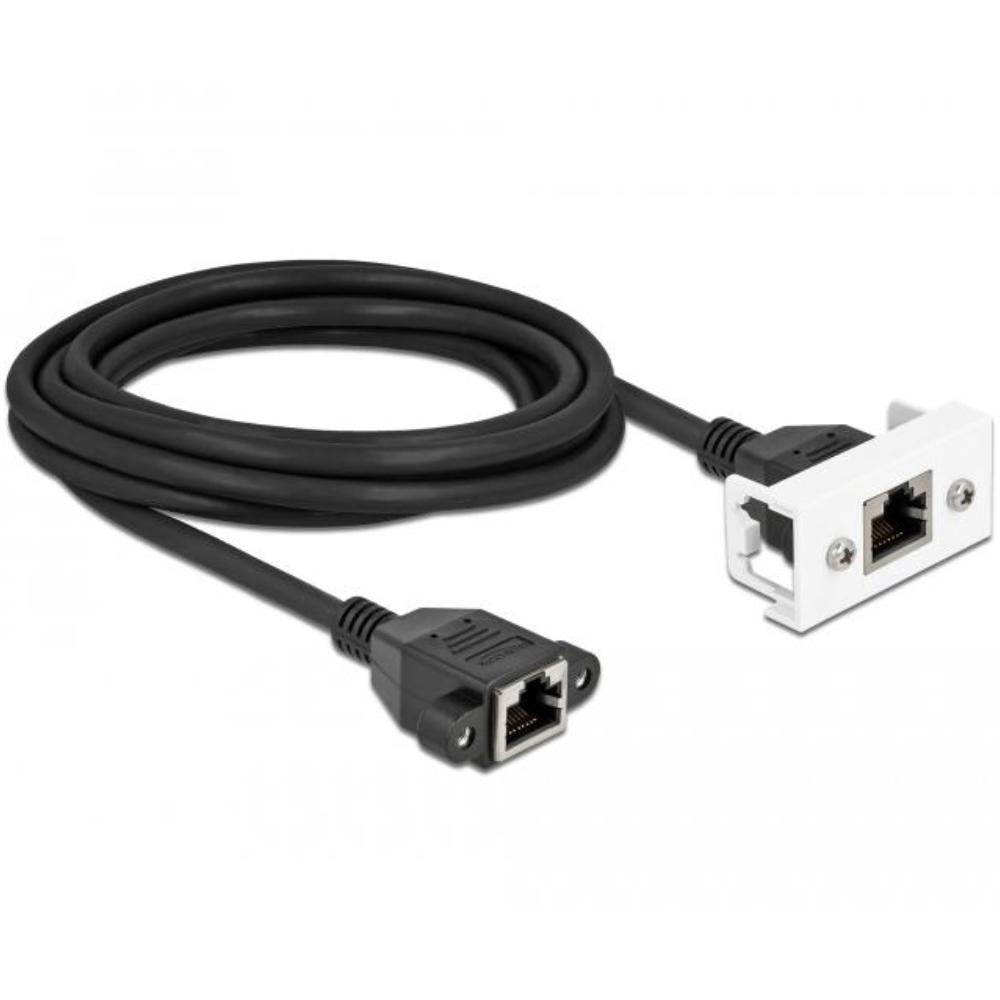 S/FTP Cat 6a verlengkabel - Delock