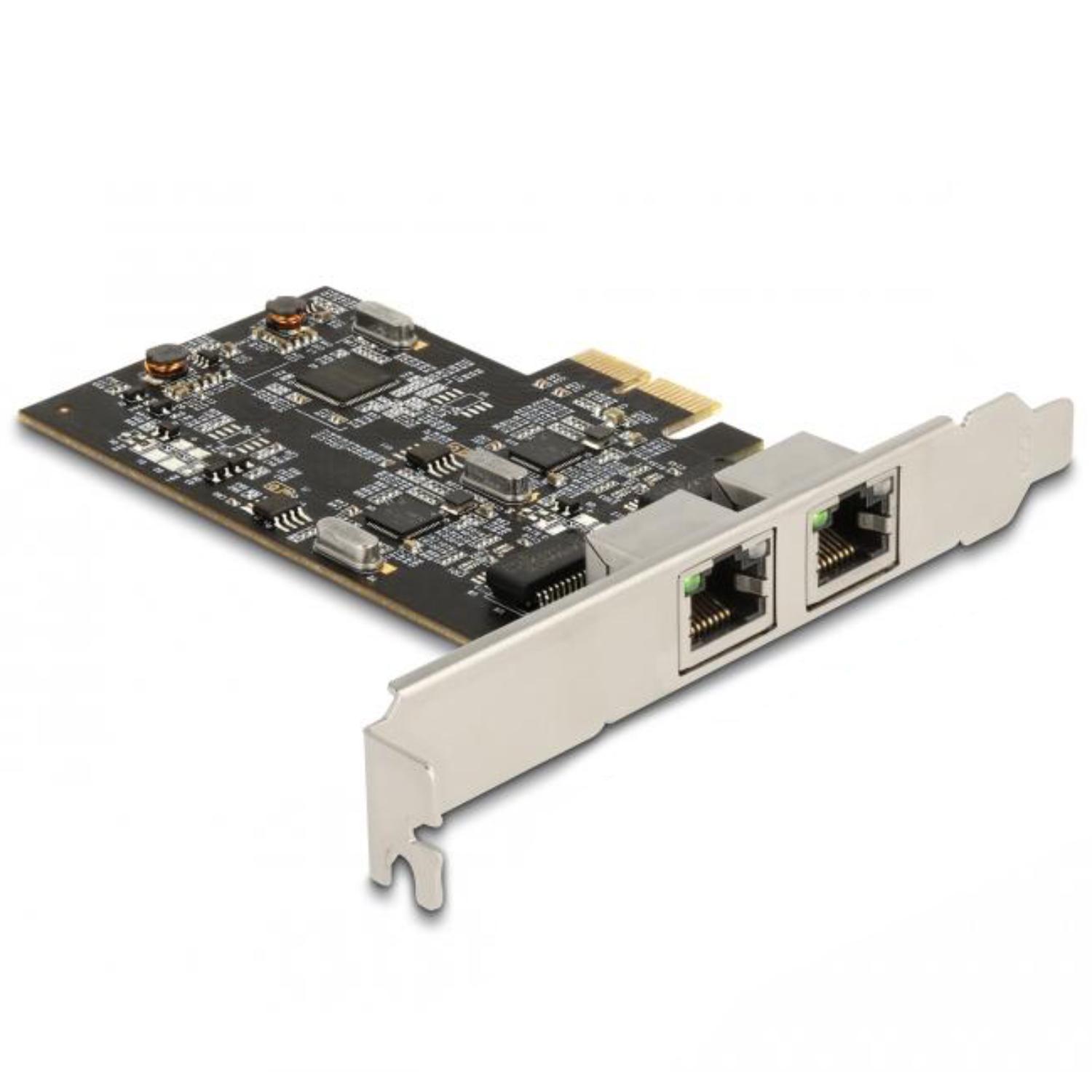 Delock PCI Express x2 kaart met 2 x 2,5 Gigabit LAN i225 - Delock