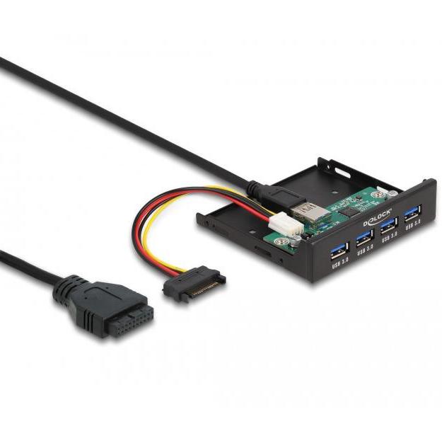 USB A frontpaneel – 4 poorten