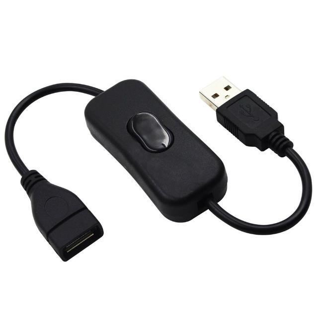 USB-verlengkabel met schakelaar