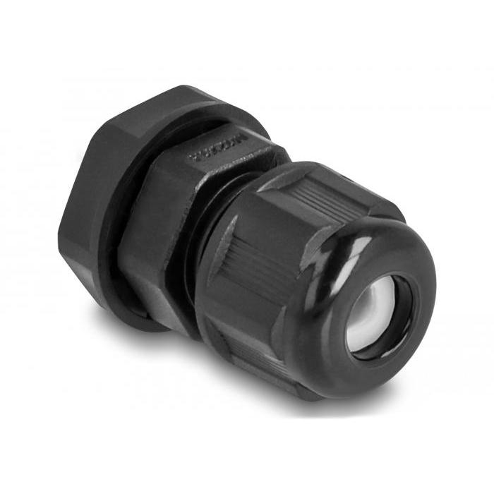 Delock EX Kabelwartel M12 zwart 2 stuks - Delock