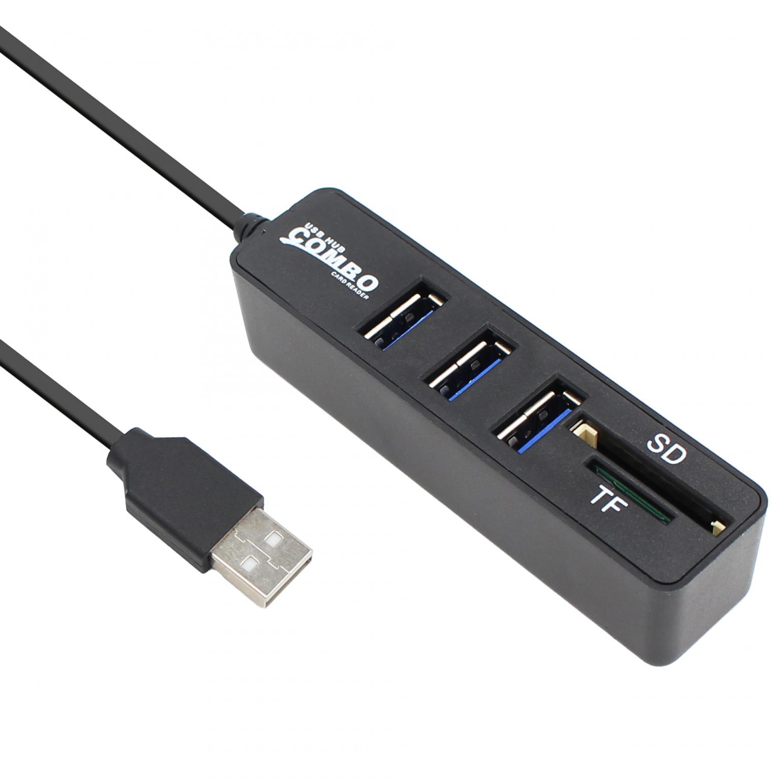 Hub Alimentador Enchufe Multiple Con Usb Multicontacto Porta