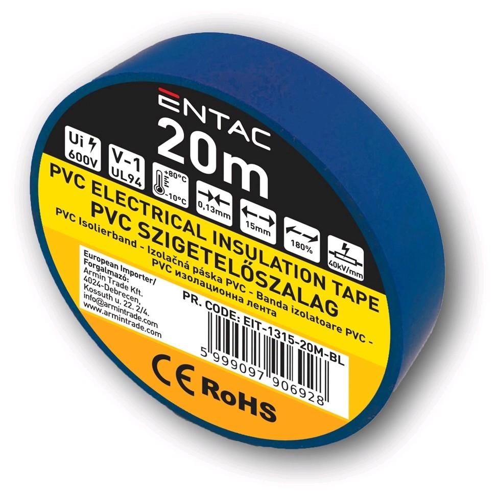 Isolatietape - Blauw - Entac