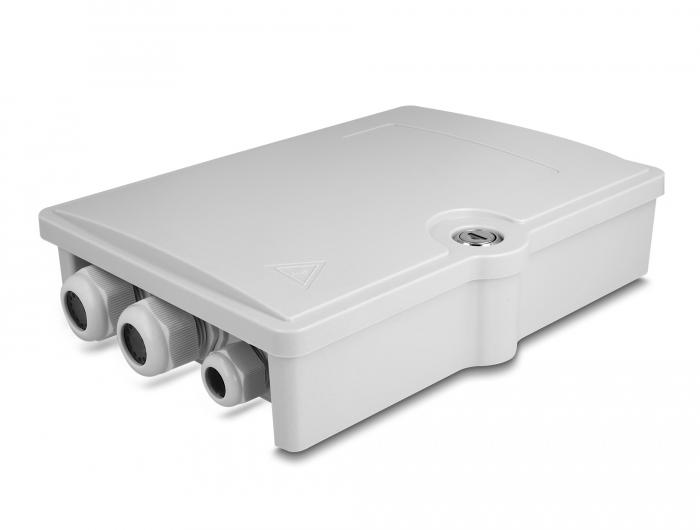 Delock LWL Verdelerbox voor binnen- en buitengebruik IP55 waterdicht absc - Delock